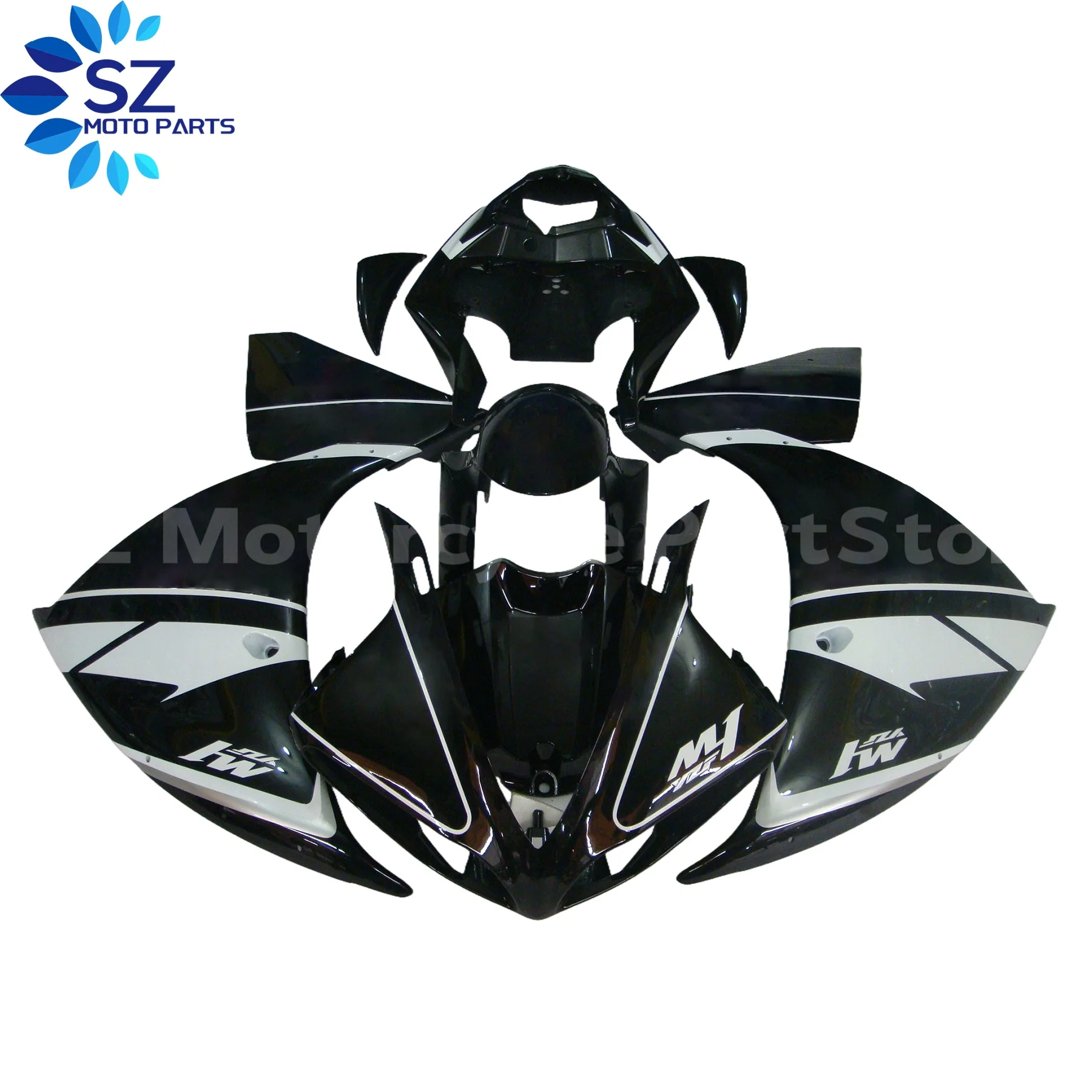 

New ABS Motorcycle Whole Fairings Kit Fit for YAMAHA YZF - R1 2009 2010 2011 2012 2013 2014 Bodywork set Custom