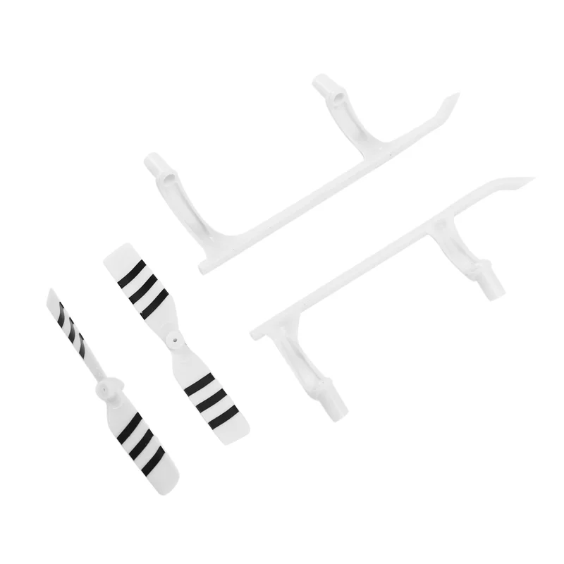【Lowest-Price!】2X RC Toy Helicopter Upgrade C138 Undercarriage & Tail Rotor Kit For RC ERA C138 Bell 206 1:33 RC Toy Helicopter