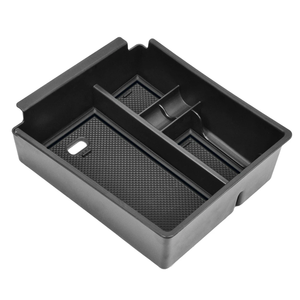 Car Center Console Armrest Storage Box Organizer Tray Fit for Hyundai Tucson Santa Cruz 2022 Black