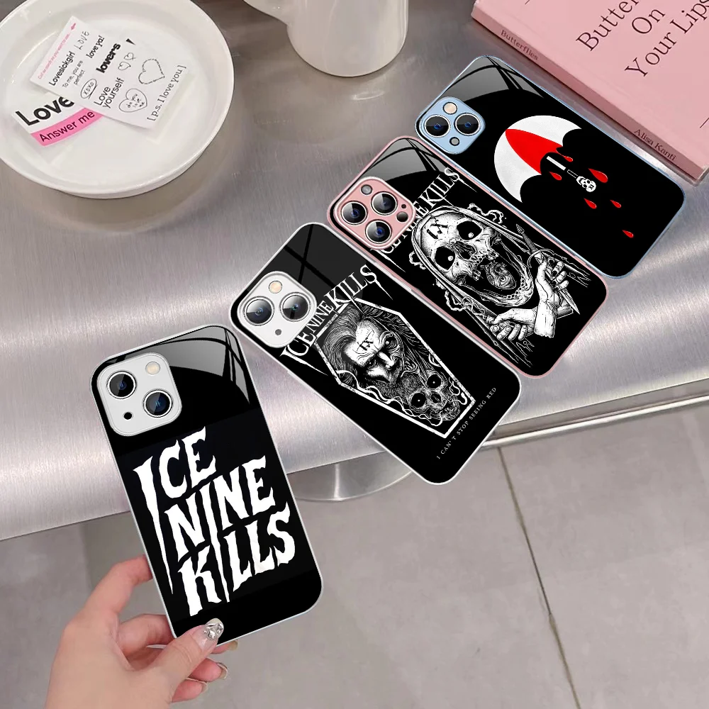 

Ice Nine Kills Band Phone Case Tempered Glass For Iphone 14 13 12 11 Pro Mini XS MAX 14Plus X XS XR Fundas