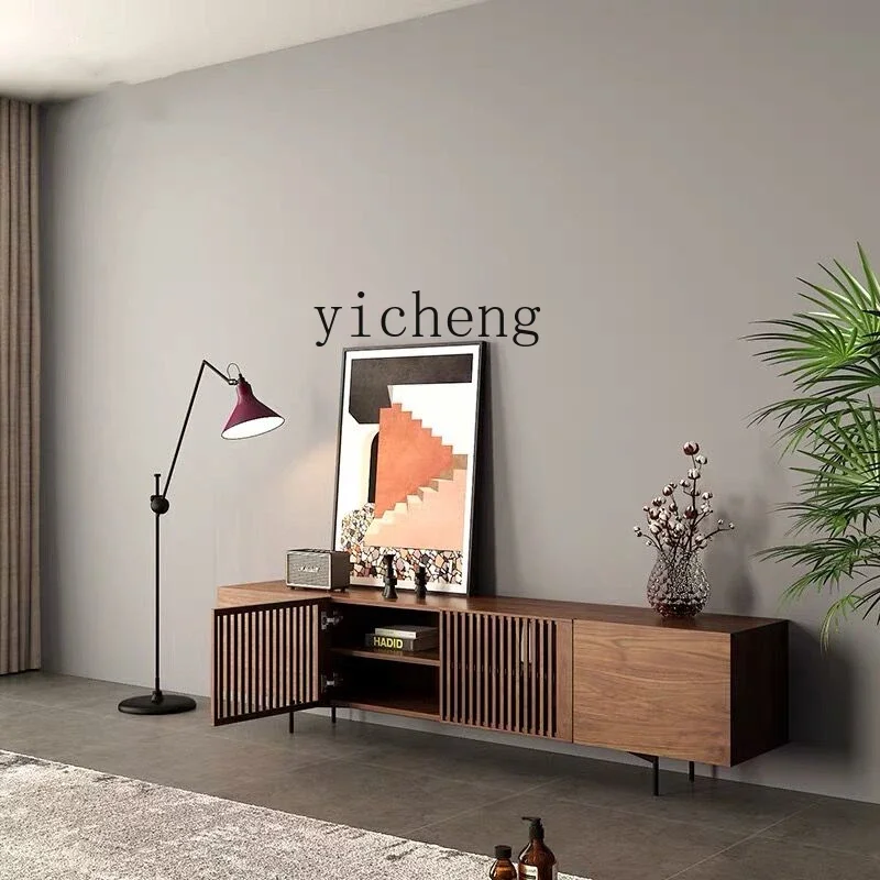 v9.9- audio-visual cabinet Nordic light luxury paint TV Modern simple TV cabinet Living room floor cabinet