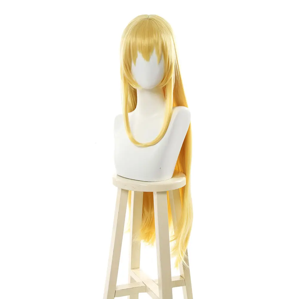 [In Stock]From Commonplace to World's Strongest Yue Cosplay Wig Gold Blonde Hair