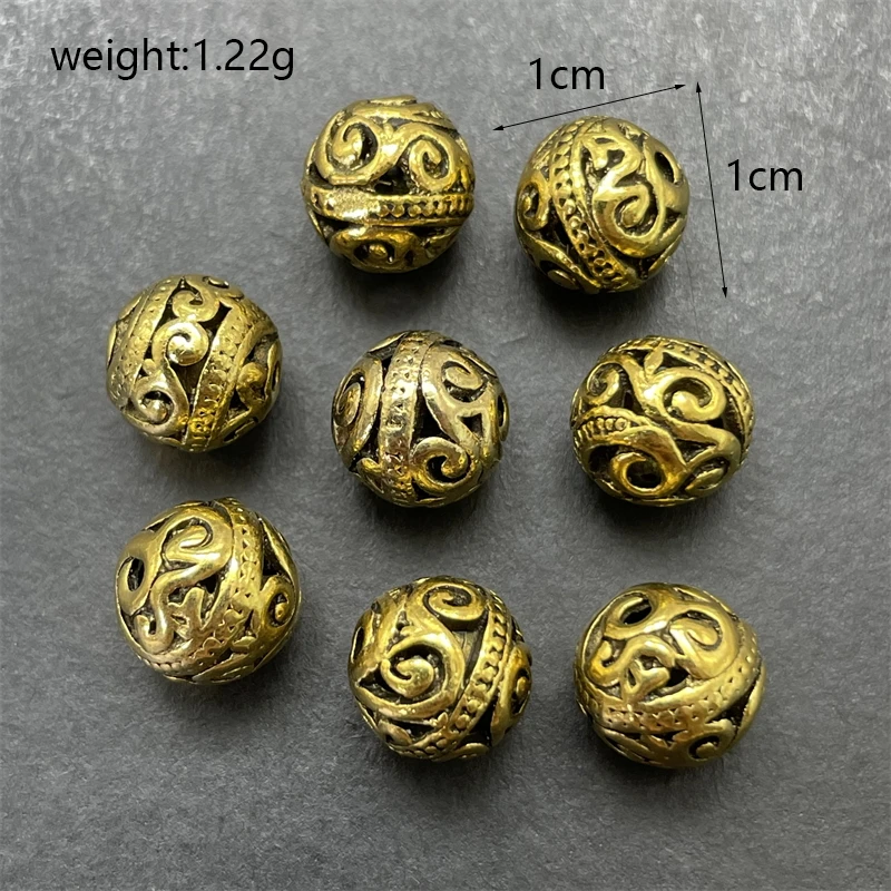 Perforated Spacer Beads Lotus Moon Stars Flower Charm Production For Bracelet Necklace Connector Fashion Wholesale Accessories