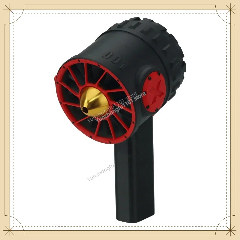 90mm 3.5 Inch Duct Turbo Fan, 5KG High‑Thrust Violent Blower Fan Black for Vehicle Cleaning Garden Dust & Snow Removal