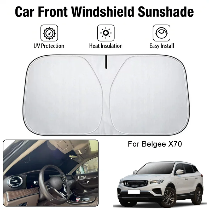 

Солнцезащитный чехол на лобовое стекло автомобиля для Belgee X70, защита от ультрафиолета, теплоизоляция, аксессуары для защиты от солнца в салоне автомобиля