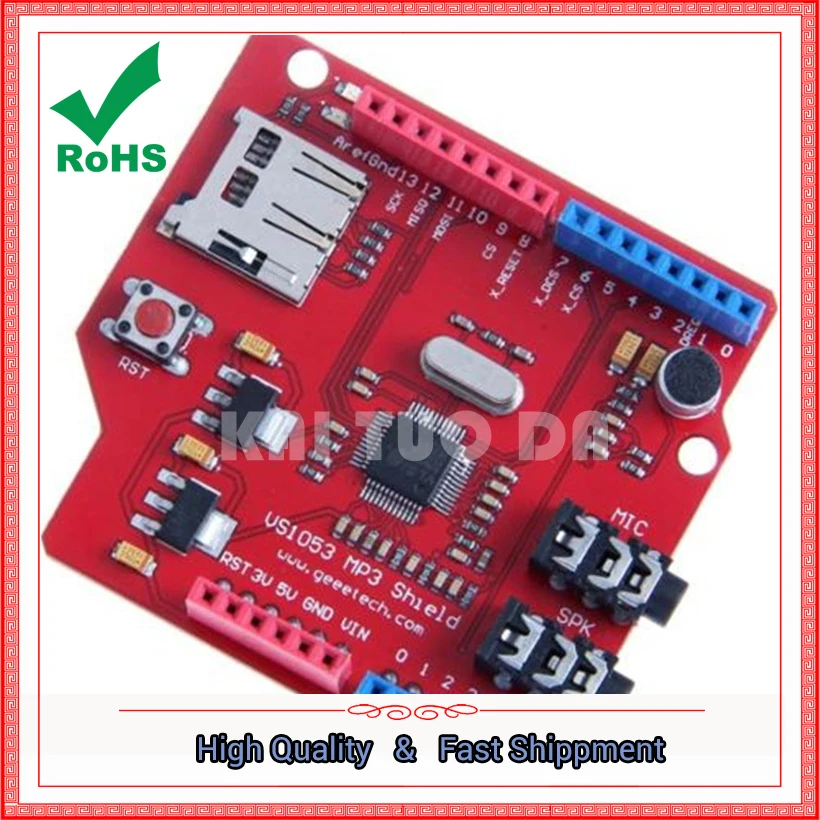 MP3 Music VS1053B Board Shield со слотом для TF-карты