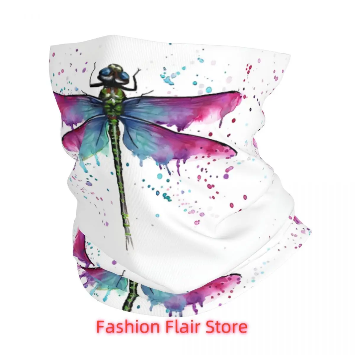 

Акварельные гетры со стрекозой, шарф для лица, гетры для мужчин и женщин, бандана, тонкий летний шарф