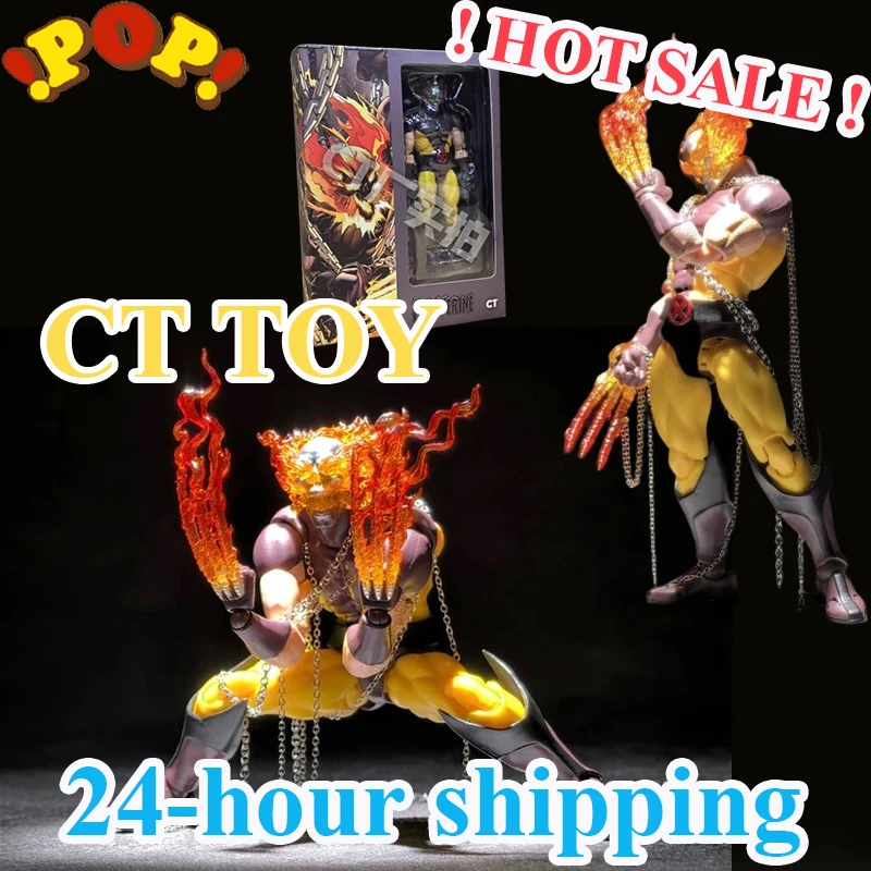 

In Stock New CT Toys Wolverine Action Figure Hellverine Figures Mafex 096 X-Men Anime Figurine Statue Collection Model Gift Kid