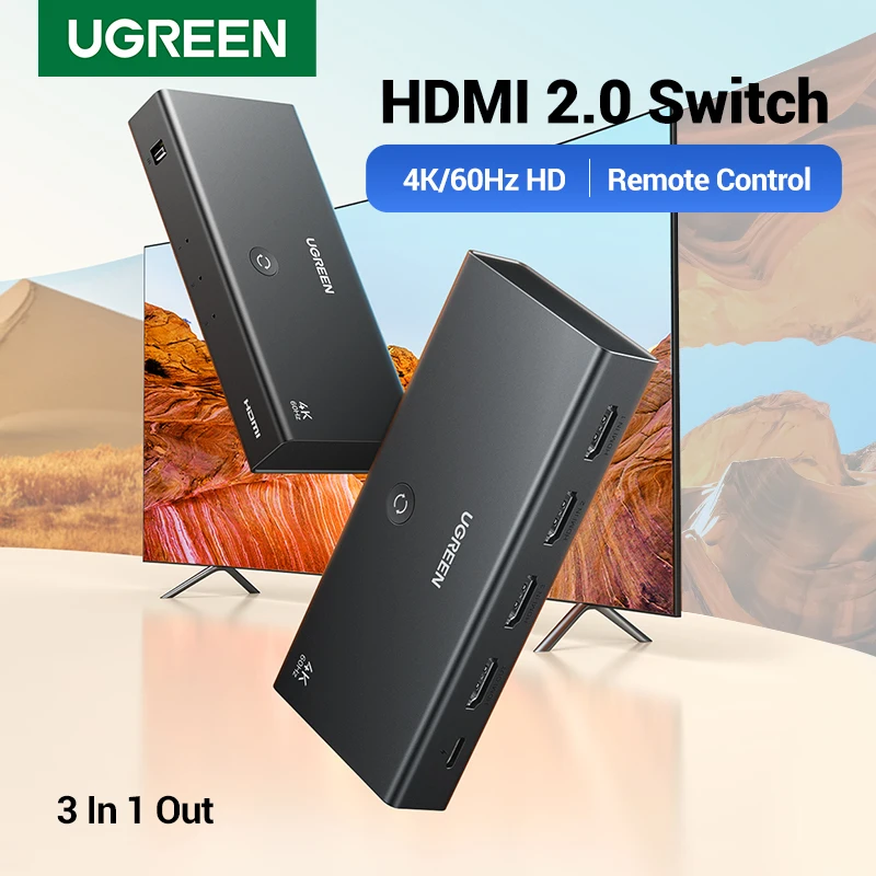 UGREEN HDMI Switch 3 in
