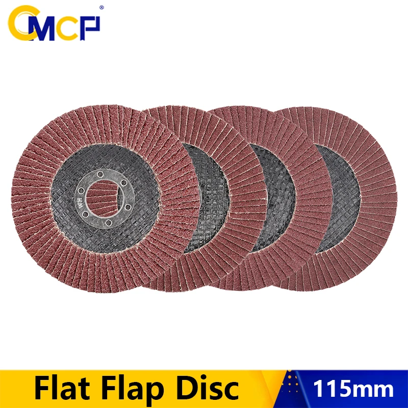 

CMCP 1 шт. 4,5-дюймовые лепестковые диски 115 мм, циркониевые шлифовальные круги, зернистость 40/60/80/120, полировальные диски для резки металла и дерева, шлифовальные круги