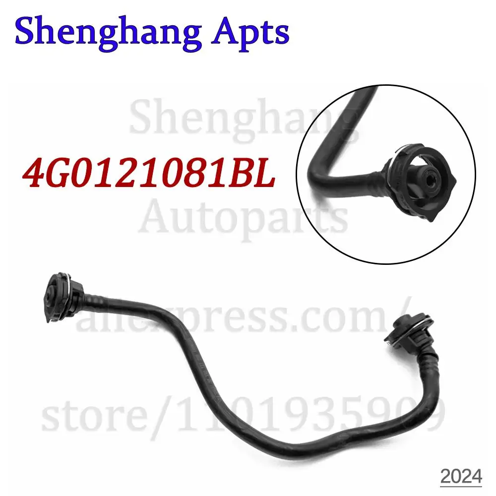 Engine Front Left Breather Line Coolant Radiator Overflow Hose 4G0121081BL,4G0-121-081-BL For Audi A6 Avant C7 Hybrid