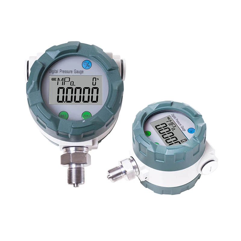 

Stainless Steel Pressure Manometer Precision Explosion Proof Digital Pressure Gauge With Display