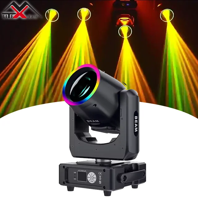 

Small Mini Beam 230 7r Cabeza Movil 7r Sharpy 230w Moving Head light with halo light