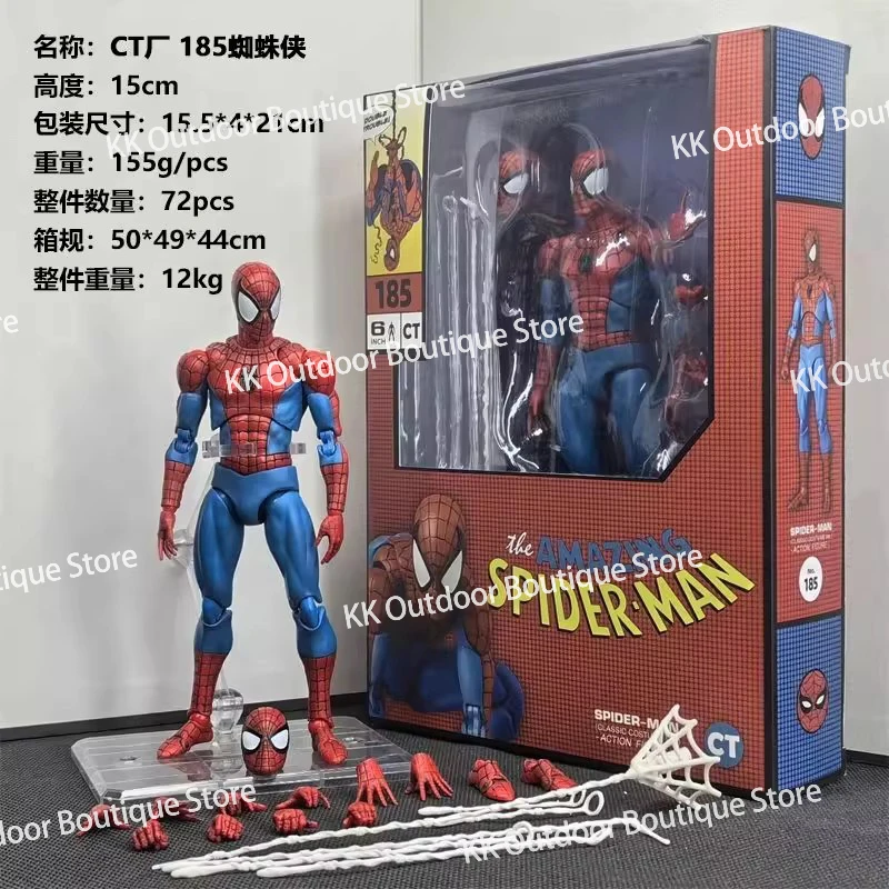 In Stock Ct Toys Spiderman Mafex 185 Figure The Amazing Spider-Man
