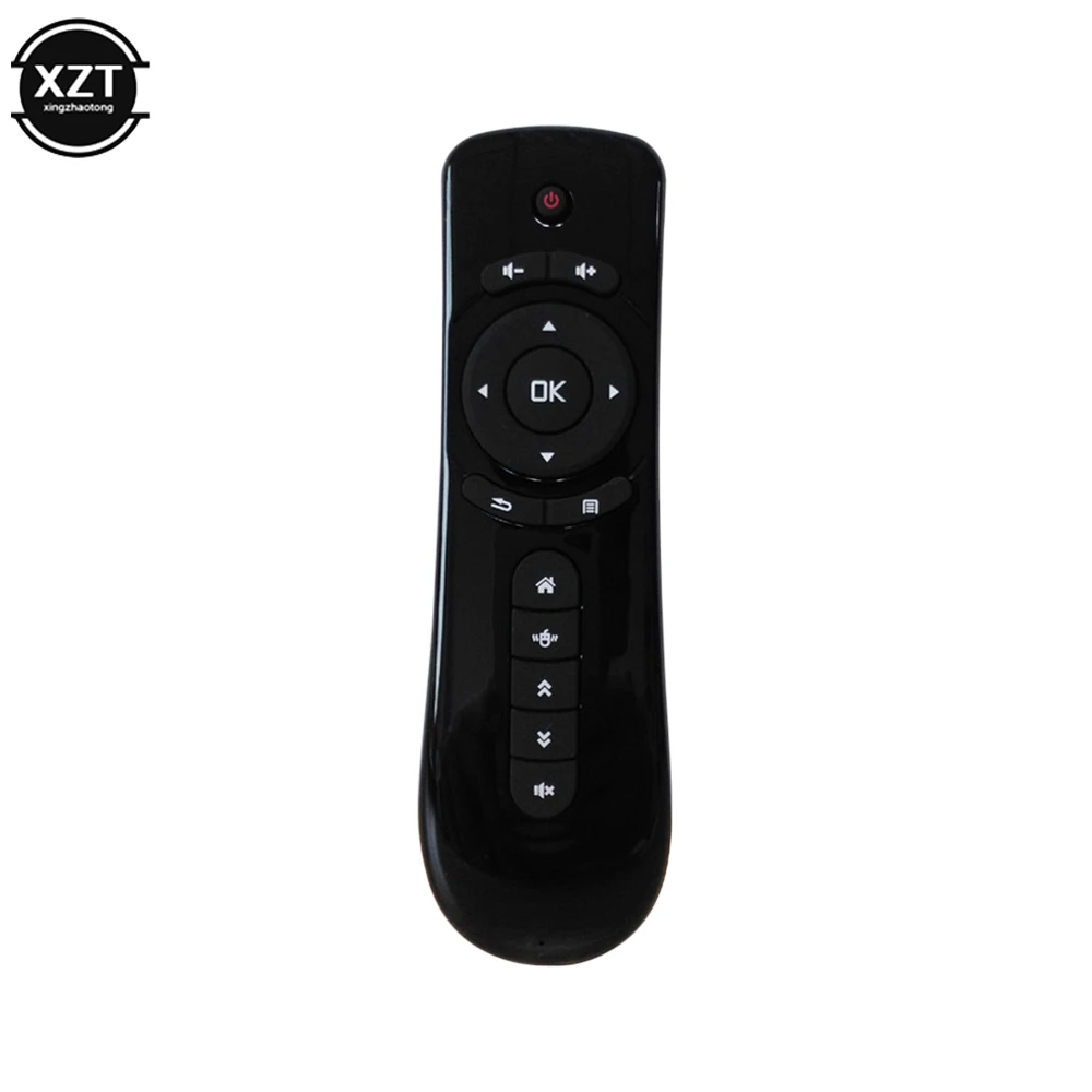 2.4GHz Fly Air Mouse T2 Wireless Keyboard Remote Control 3D Gyro Motion Stick for Android Smart TV Box With USB Receiver