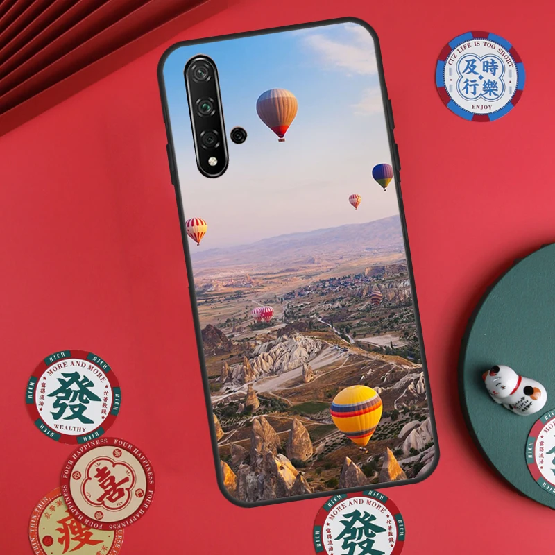 منطاد الهواء الساخن السفر الجبل لهواوي نوفا 12s 7i 8i 11i 12i Y73 Y70 Y90 Y60 Y72 Y61 Y91 9 10 SE P30 Pro P40 لايت