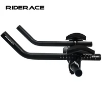 Reposabrazos para bicicleta TT, Clip para manillar en barra Aero, extensión de manillar de aleación de aluminio para triatlón TT, reposabrazos para bicicleta de montaña y carretera