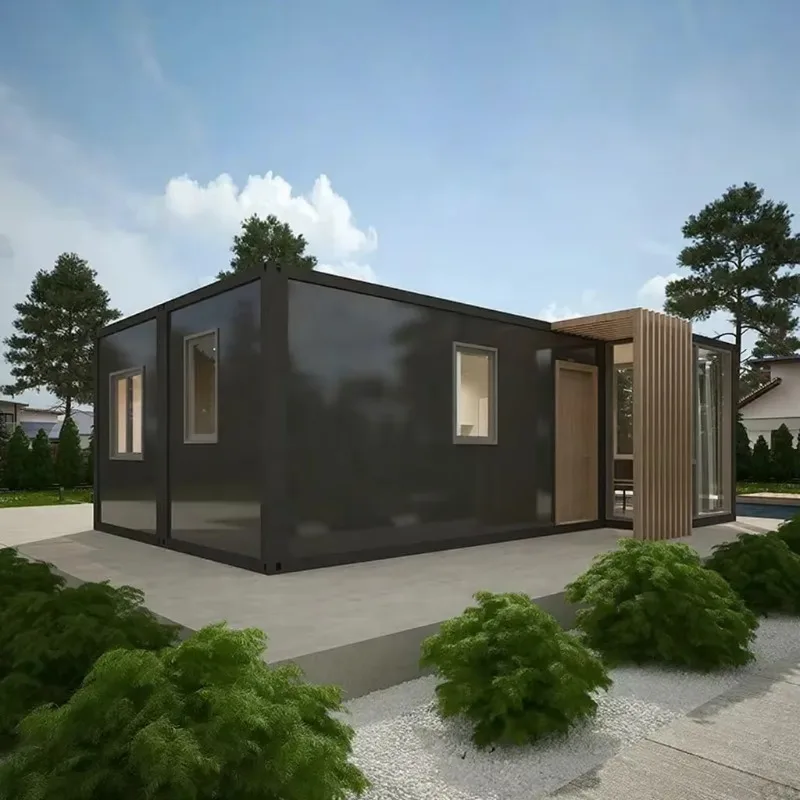 Mobile Foldable Prefab House Optional Movable Wheel Easy Relocation Flexible Layout Portable Building For Pop Up Shop Exhibition