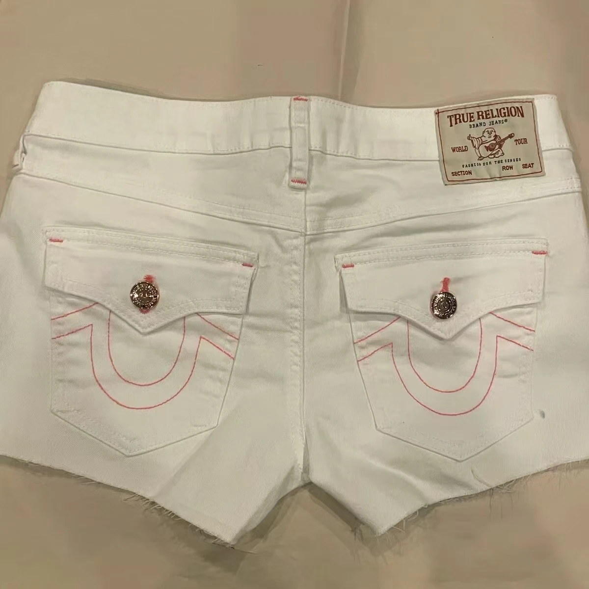 الأمريكية الأبيض مثير الساخن الفتيات الدنيم السراويل النساء Y2k الرجعية Harajuku جيب خط المطرزة الهيب هوب منخفضة الخصر رقيقة السببية السراويل