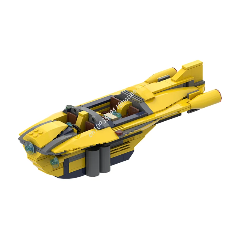 

278 шт. MOC Coruscant Air Taxi Star Battle Модель Строительные блоки Кирпич креативная архитектура игрушки Детское образование Рождественские подарки