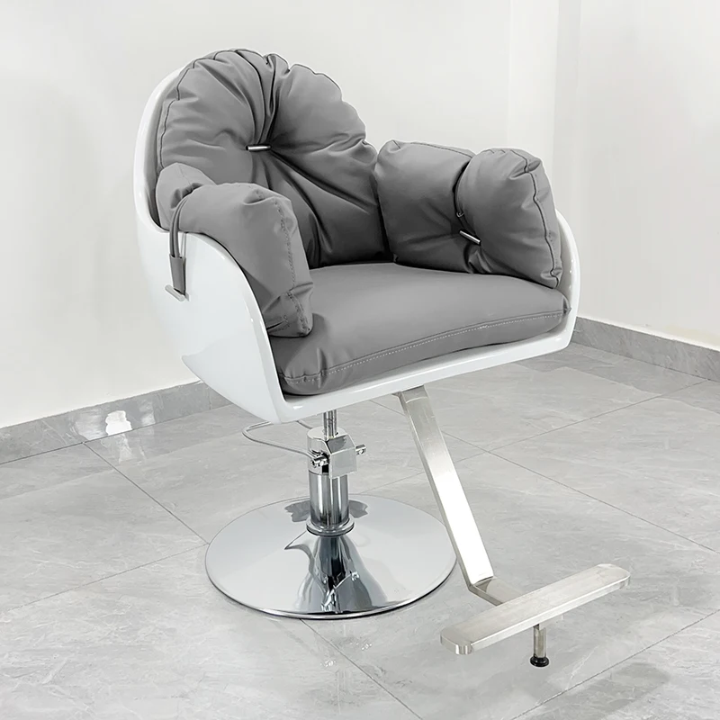 Kruk Comfortabele Kappersstoelen Ijdelheid Luxe Cosmetische Kapper Kapper Stoelen Silla De Barbero Salon Apparatuur