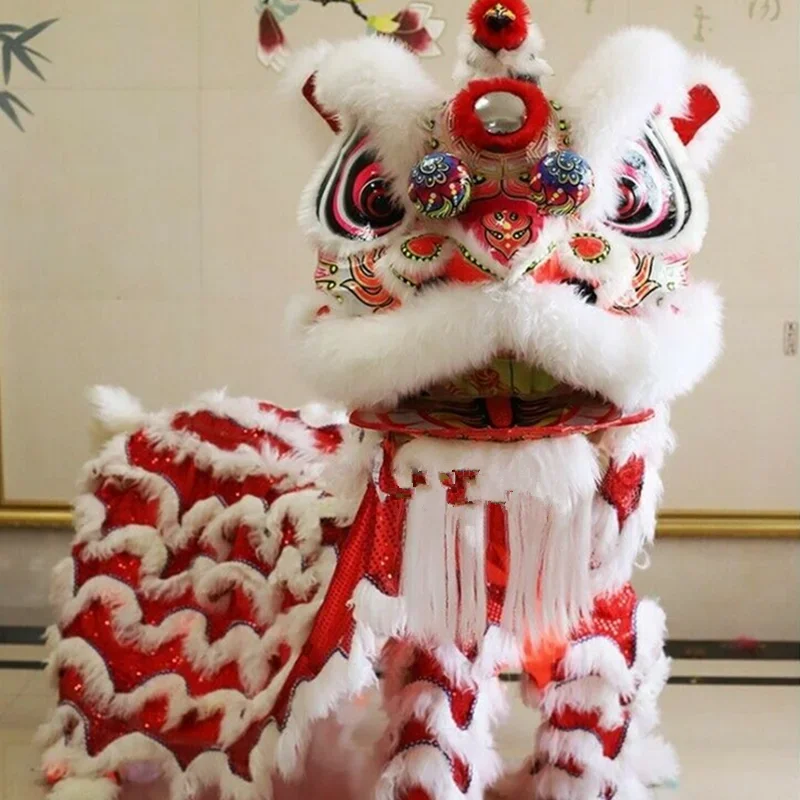 Traditional Lion Dance Costume for Adults Chinese Foshan Lion Dance Equipments Mascot Costumes