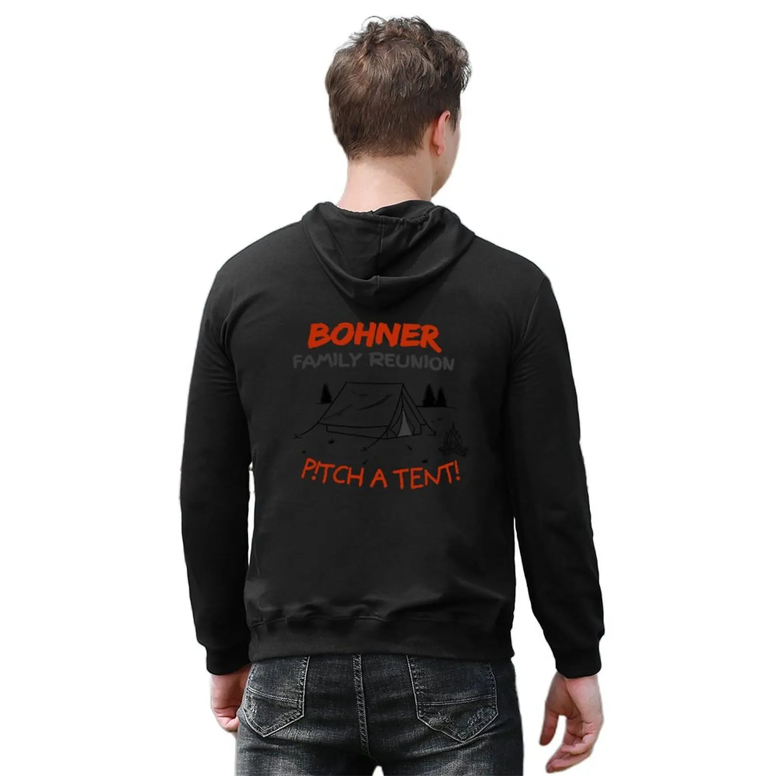 Bohner Name Pun Hoodie ملابس شتوية ملابس جمالية قميص بقلنسوة ملابس أنيمي هوديس للرجال