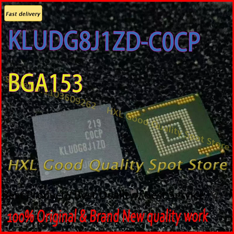 

100% оригинальный и новый пакет KLUDG8J1ZD-C0CP FBGA-153 KLUDG8J1ZD 1 ~ 10 шт.