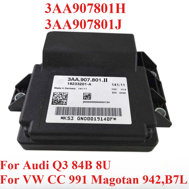 

3AA907801H 3AA907801J For Audi Q3 84B 8U VW CC 991 Magotan 942,B7L Car Electronic Parking Brake Control Module