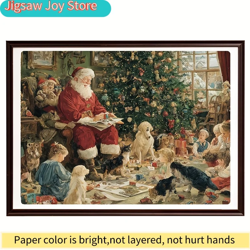 Una caja de rompecabezas diseñada para adultos, perfecta para fiestas de regalo de Papá Noel y adecuada para juegos y actividades de fiesta. Esta festa es un placer.