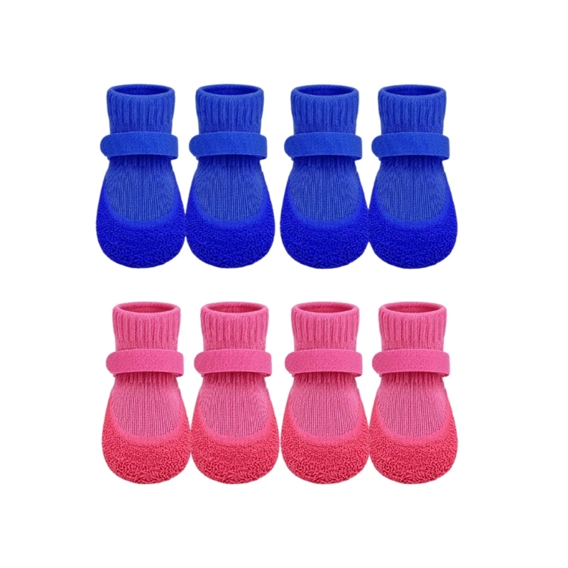 4-teiliges Hundefußabdeckungs-Set mit rutschfester Unterseite und waschbarem, bequemem 3XUF – Detail 1