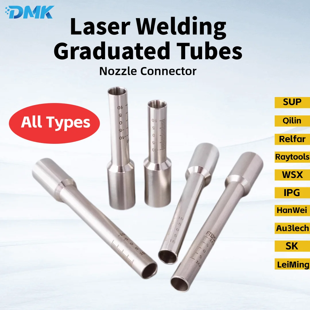 Laser Lasgegradueerde Buismondstuk Connector Roestvrijstalen Laskanon Gesorteerde Buis Voor Sup Qilin Wsx Handheld Laserlasser