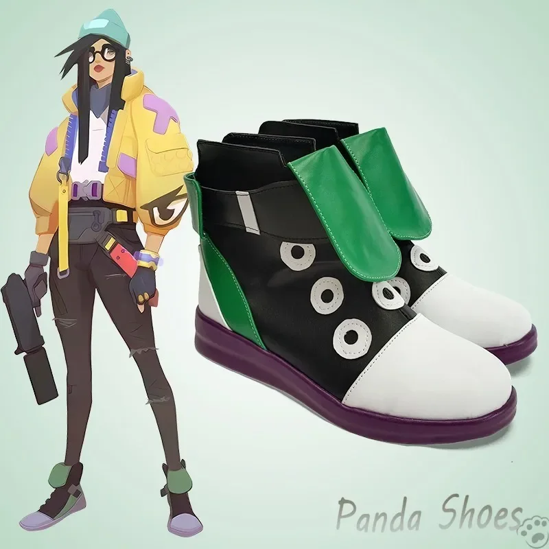 

Valorant Killjoy обувь для косплея аниме игра Cos кроссовки Killjoy косплей костюм реквизит обувь для вечеринки на Хэллоуин