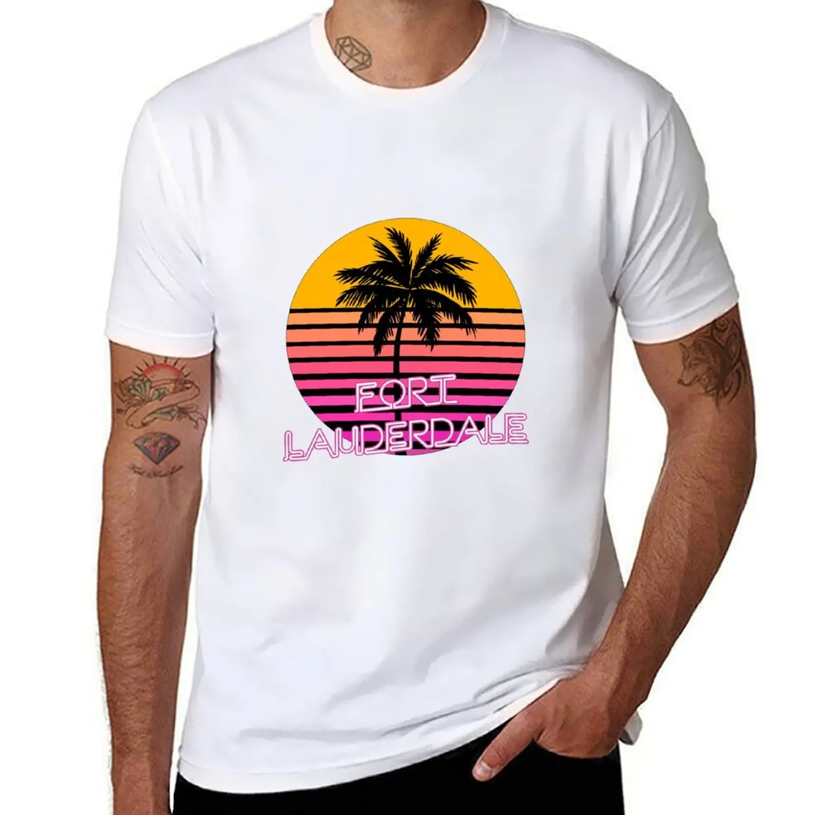 

t graphic man T-Shirt Fort t City man Lauderdale for Beach shirts shirt t men for man Design Florida shirt g