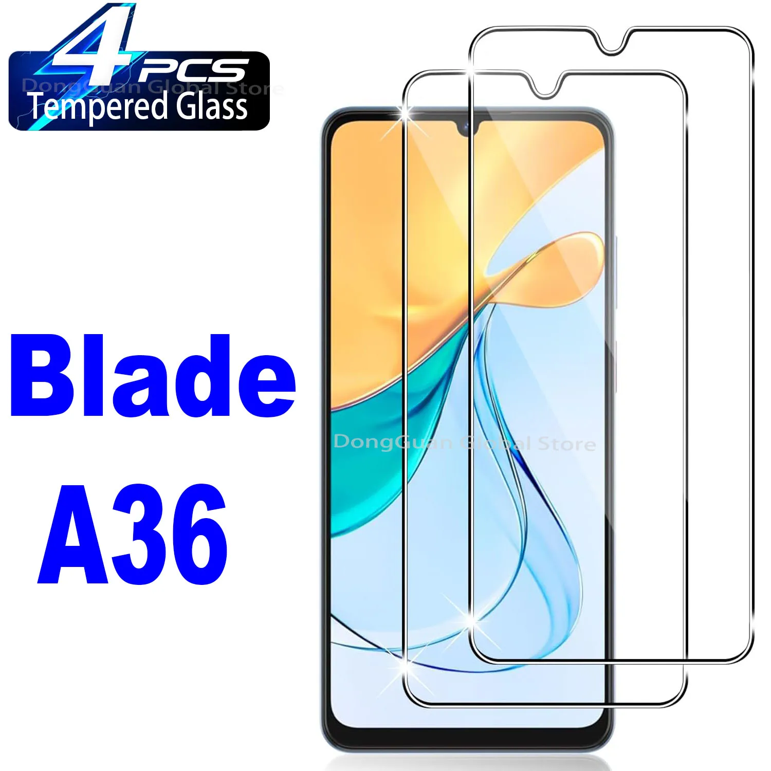

For ZTE Blade A36 Tempered Glass Screen Protector Glass Film
