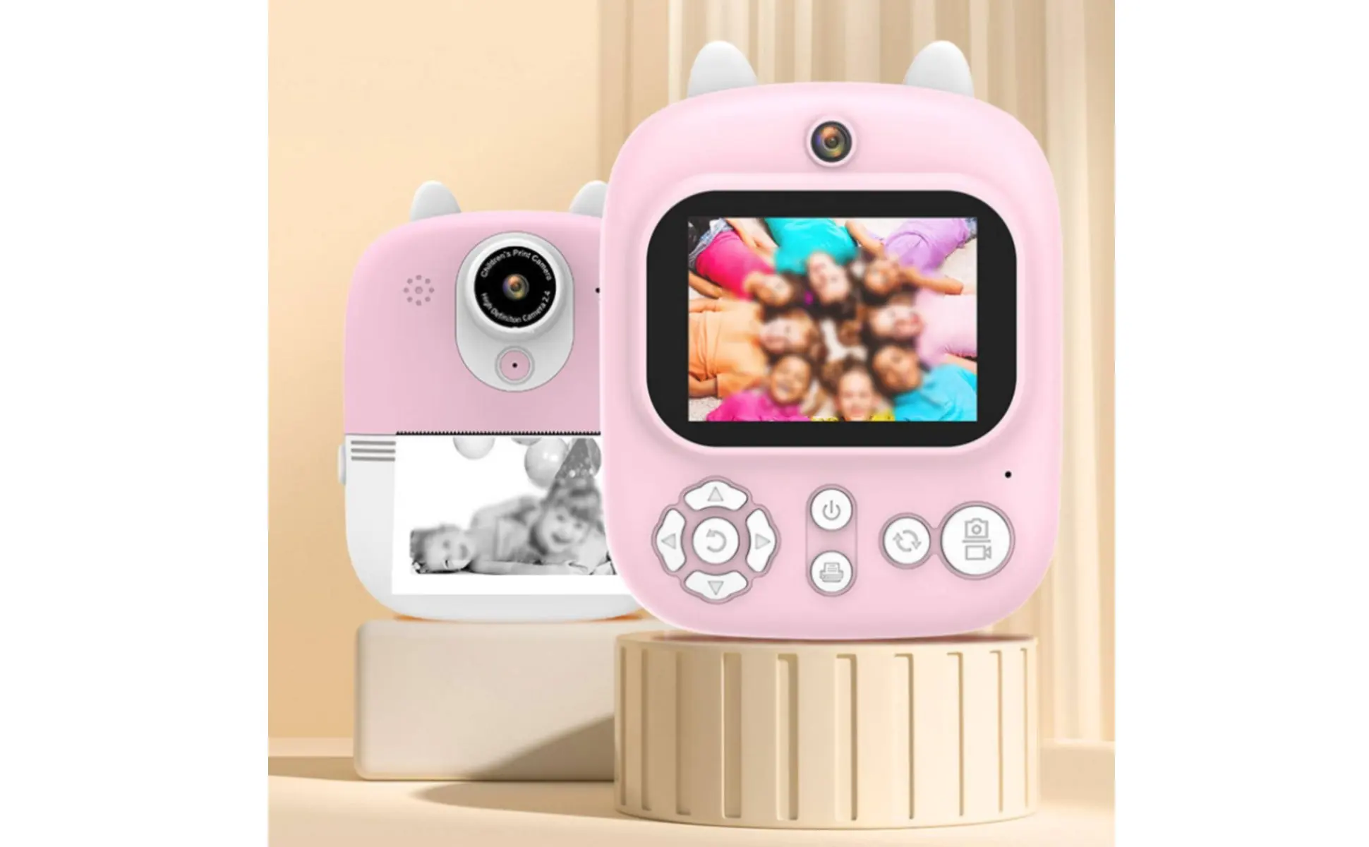 Kids Instant Camera High-Definition Twin Lens Print Camera Multifunctional Thermal Printing for Party Kids Instant Camera High-Definition Twin Lens Print Camera Multifunctional Thermal Printing for Party