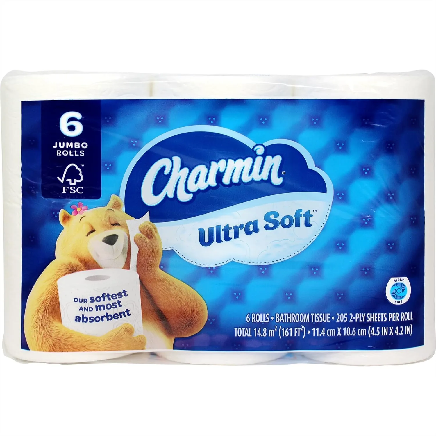 

Туалетная бумага Septic Safe Jumbo Rolls, ультрамягкая, белая, для комфорта и удобства