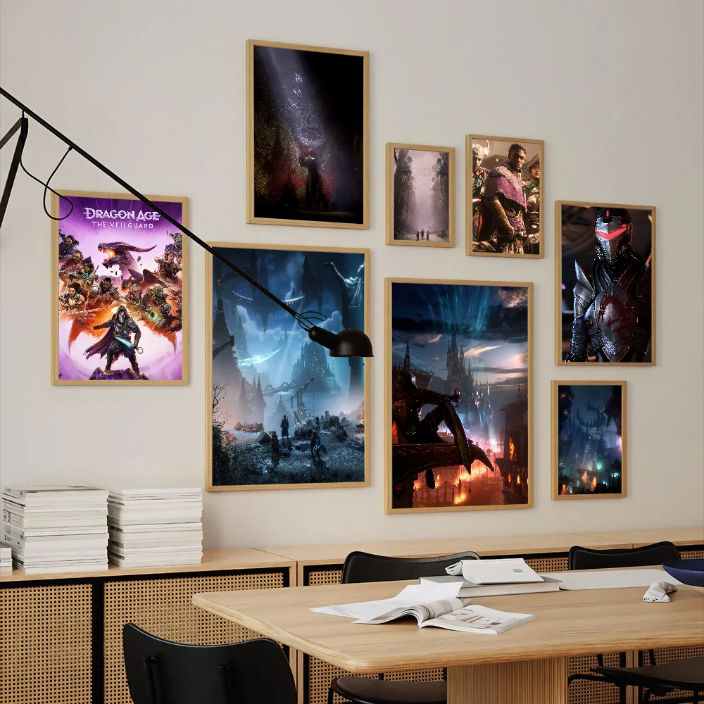 Game Dragon Age The Veilguard Poster Prints Wall Pictures Living Room Home Decoration