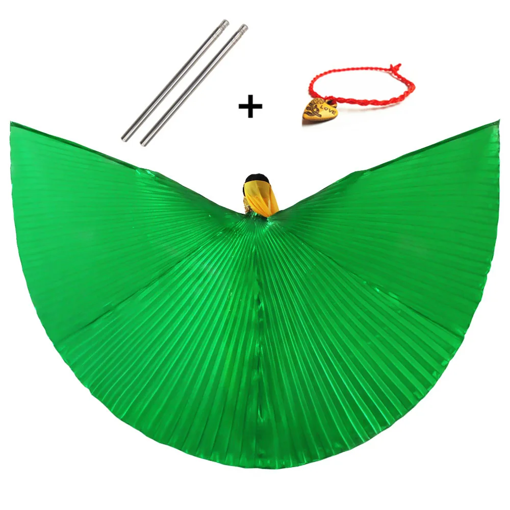 벨리댄스 날개 벨리댄스 액세서리 이시스 날개 스틱 볼리우드 오리엔탈 이집트 의상 성인 어린이 여성용 금색