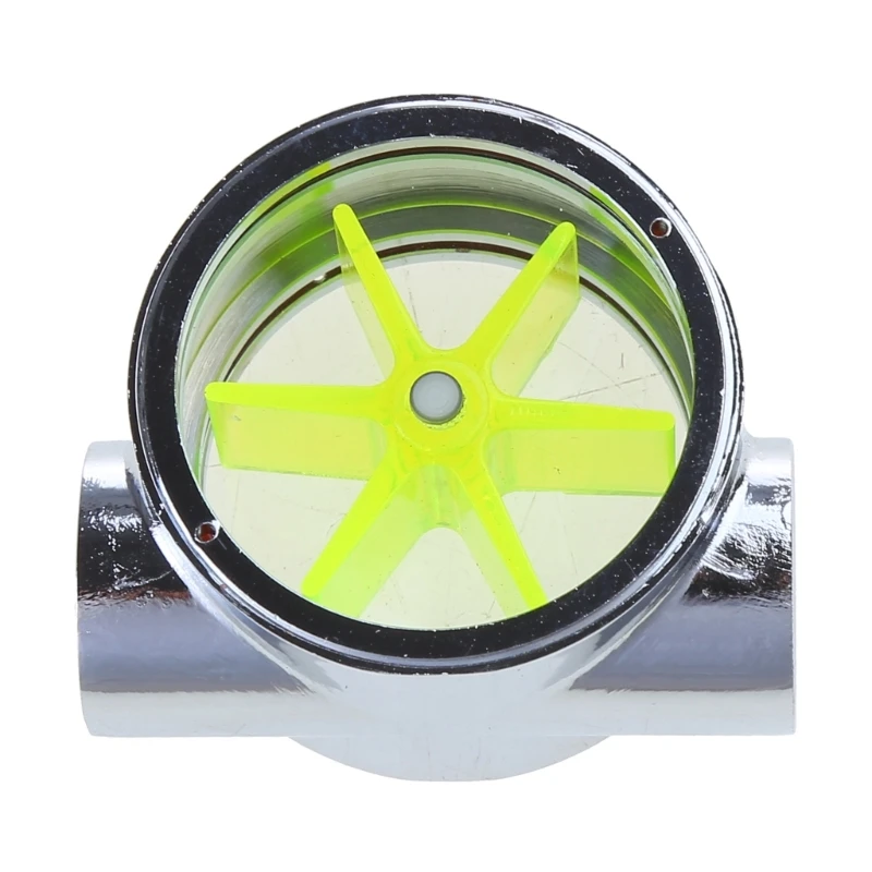 

Water Flow Indicator G1/4" Standard Female to Female Thread Sight Flow Indicator PC Water Cooling Flow Indicator Durable