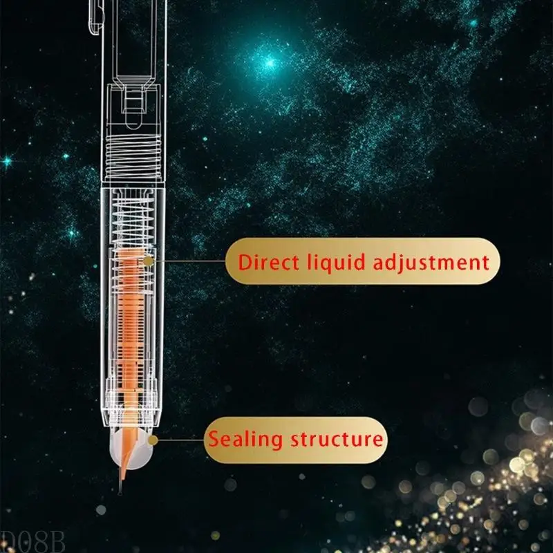 

D08B EF Nib Fountain Pen Erasable Pen Pen Retractable Calligraphy Pen Smooth Writing Pen School Office Supplies