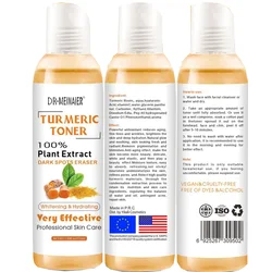 3pcs Turmeric Face Serum Whitening Dark Spot Remover Acne Scar Bright Skin Corrector Facial Essence Improve Roughness Skin Care