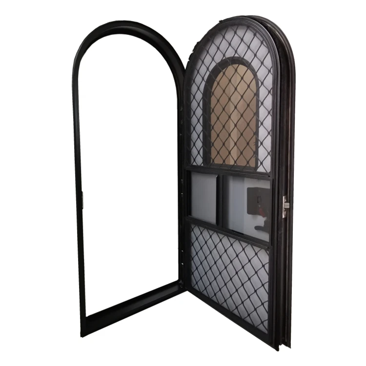 Tongfa Custom Size Round Corner Single Point Lock RV Caravan Door With Safety Certificate - view 4
