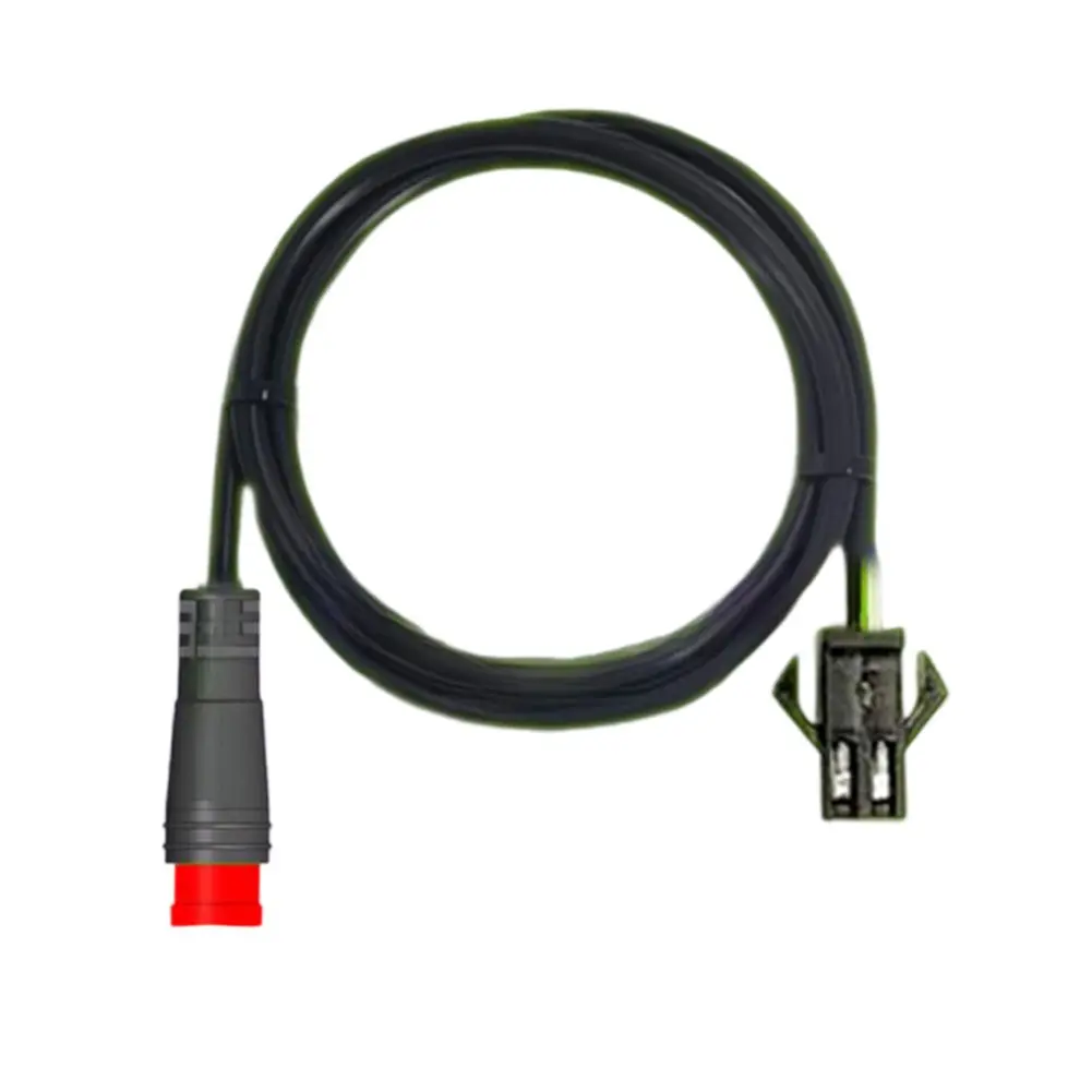 Cable de extensión de freno de 2 pines para bicicleta eléctrica, impermeable, con conectores macho a hembra para scooter y bicicleta eléctrica, 830 mm de longitud, PVC