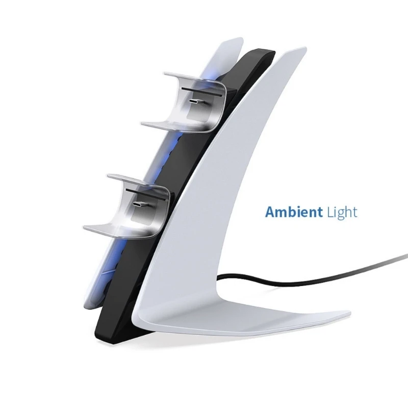 Double Handle Charging Base Controller Power Station Efficient Charging Dock Stand for P5 Allows Charging 2 Handles