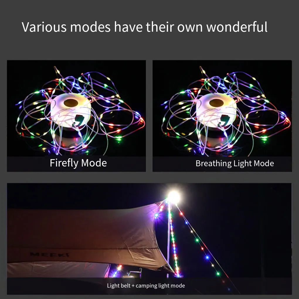 Multi Functional Handheld Light Strip For Outdoor Camping Colorful Lighting Everywhere Good Touch