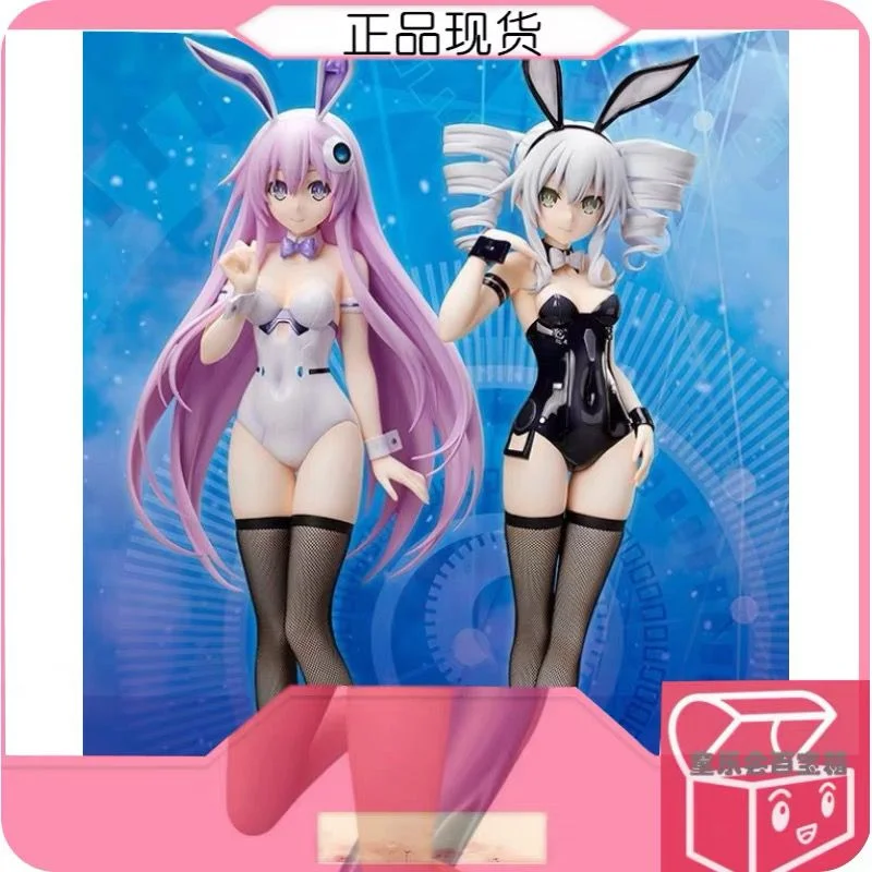 Original Super Dimensional Game Black Heart Sister Purple Heart Sister Anime Figure Spot Office Desktop Decoration