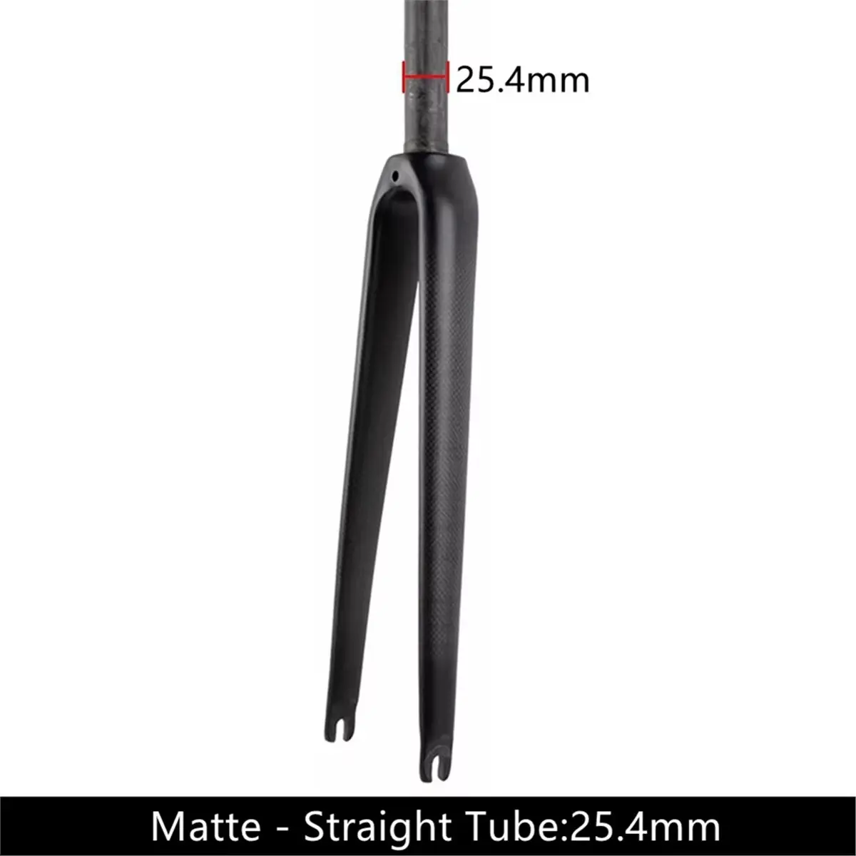 

AD10 Carbon Fibre Bicycle Road Bike Front Fork 700C Road Fork V Brake Cycling Parts Steerer Tube 25.4mm and 28.6mm B
