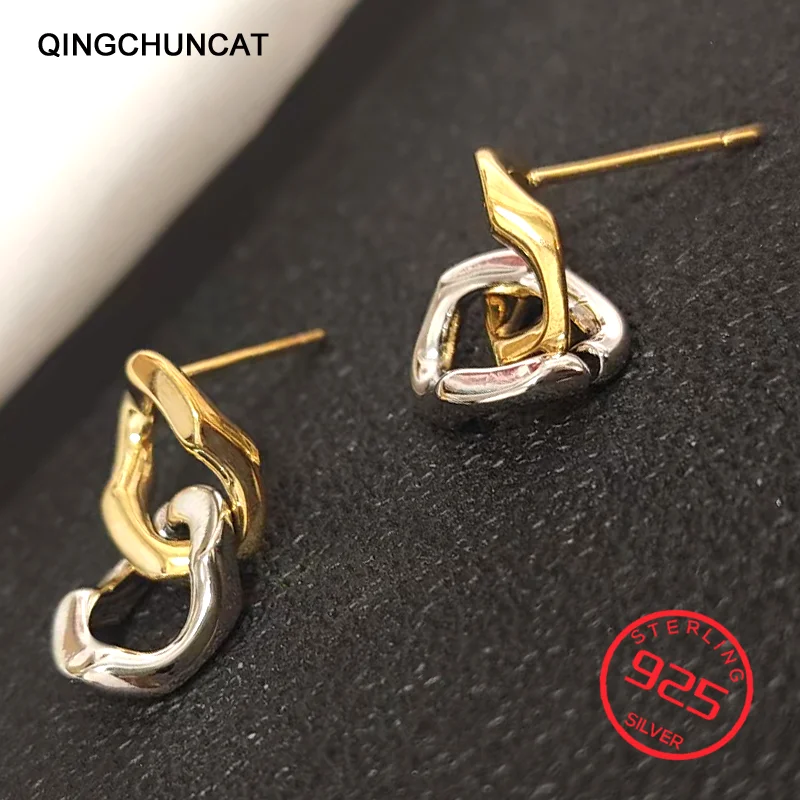 

2026 Red Ball Earring Glass Stone 925 Sterling silver Round Bead Personality Studs Piercing Anti-allergySmall Dragonfly Earrings