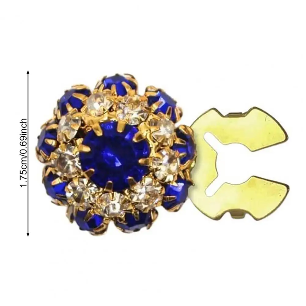 Pliers Press Button Snaps Rhinestone Button Covers Set Flower Sleeve Clip Embellishments No Sew Instant for Dress for Shirts
